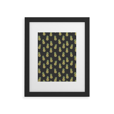 Wonder Forest Dark Pineapple Express Framed Art Print