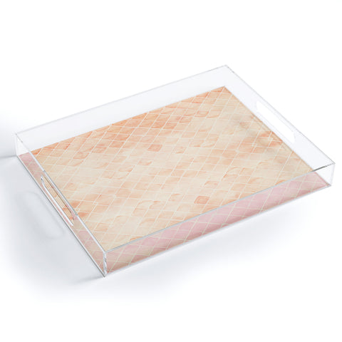 Wonder Forest Diamond Watercolor Grid Acrylic Tray