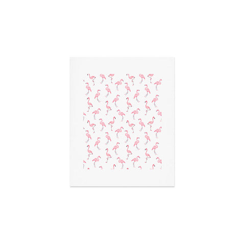 Wonder Forest Fantastic Flamingos Art Print