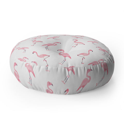 Wonder Forest Fantastic Flamingos Floor Pillow Round