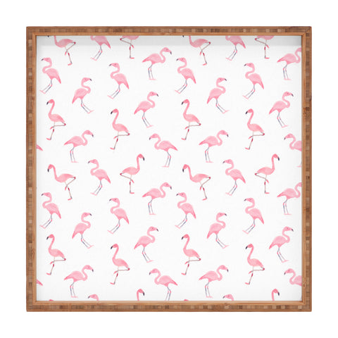 Wonder Forest Fantastic Flamingos Square Tray