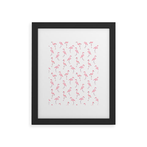 Wonder Forest Fantastic Flamingos Framed Art Print