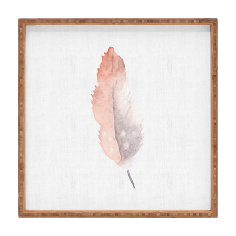 Wonder Forest Freedom Feather Square Tray