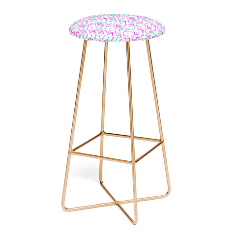 Wonder Forest Ikat Thought 2 Bar Stool