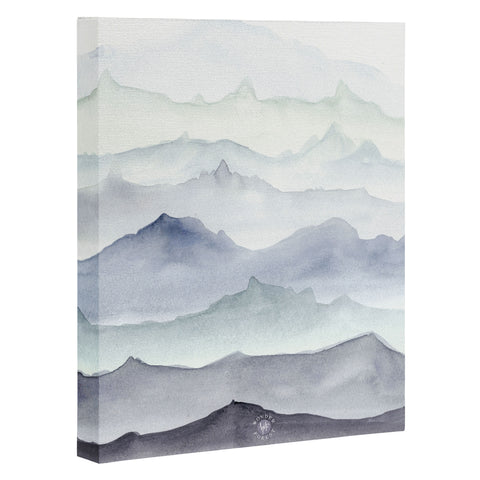 Wonder Forest Mountain Mist Art Canvas