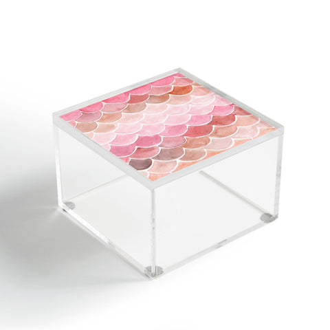 Wonder Forest Pink Mermaid Scales Acrylic Box