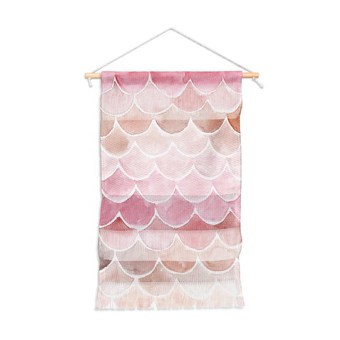Wonder Forest Pink Mermaid Scales Wall Hanging Portrait