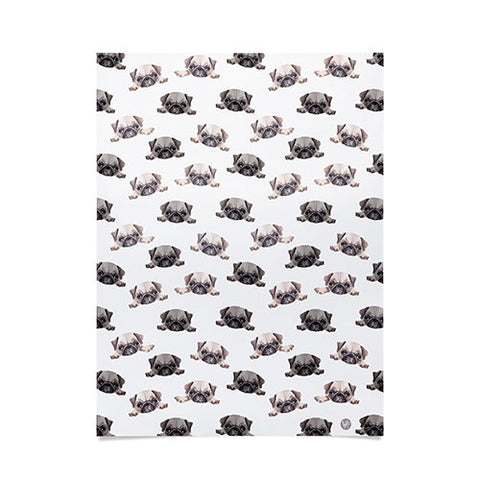 Wonder Forest Pouty Pugs Poster