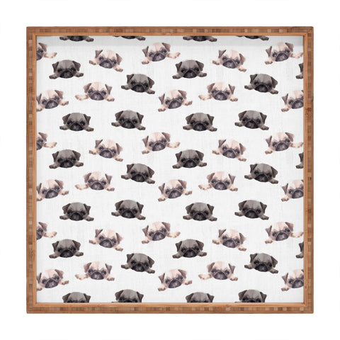 Wonder Forest Pouty Pugs Square Tray