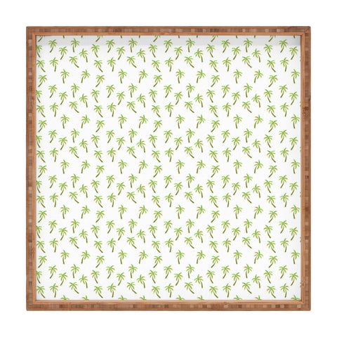 Wonder Forest Pretty Palm Trees Square Tray