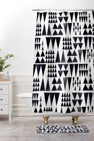 Wonder Forest Scandinave On Repeat Shower Curtain And Mat