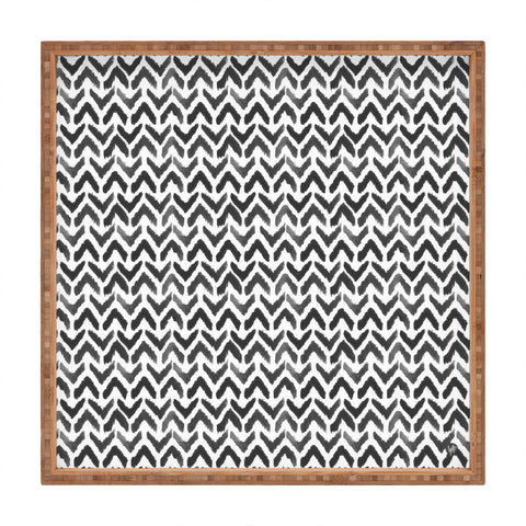 Wonder Forest Sketchy Chevron Square Tray