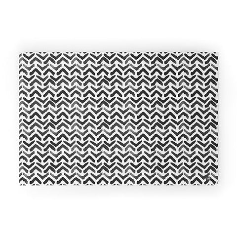 Wonder Forest Sketchy Chevron Welcome Mat