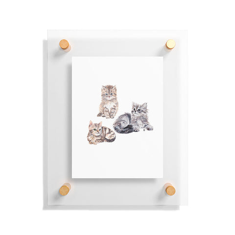 Wonder Forest Smitten Kittens Floating Acrylic Print