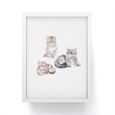 Wonder Forest Smitten Kittens Framed Mini Art Print