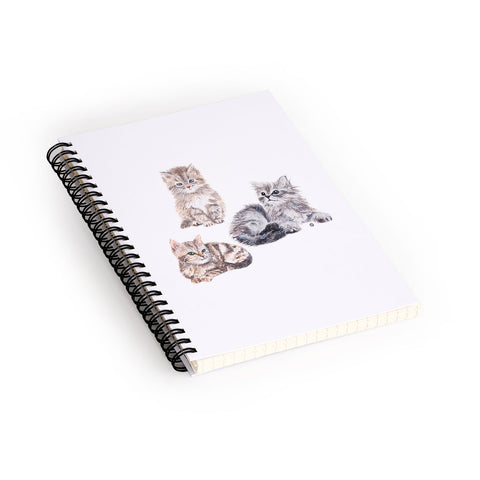 Wonder Forest Smitten Kittens Spiral Notebook
