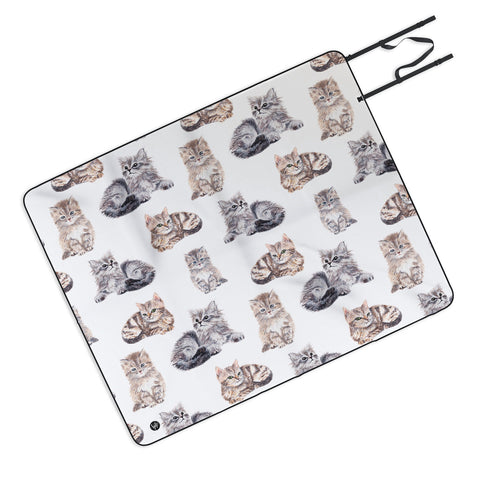 Wonder Forest Smitten Kittens Picnic Blanket