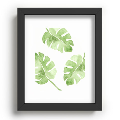 Wonder Forest Split Leaf Recessed Framing Rectangle
