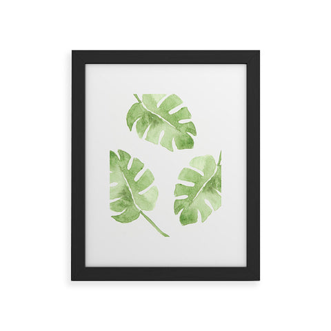 Wonder Forest Split Leaf Framed Art Print