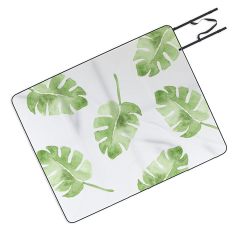 Wonder Forest Split Leaf Picnic Blanket