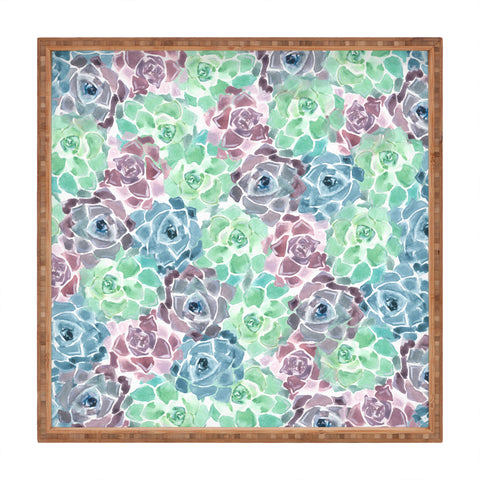 Wonder Forest Sweet Succulents Square Tray