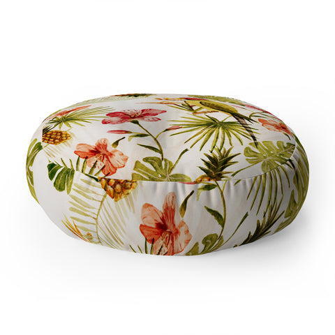 Wonder Forest Totally Tropical Floor Pillow Round