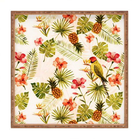 Wonder Forest Totally Tropical Square Tray