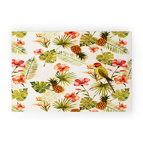 Wonder Forest Totally Tropical Welcome Mat