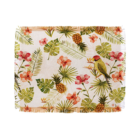 Wonder Forest Totally Tropical Throw Blanket