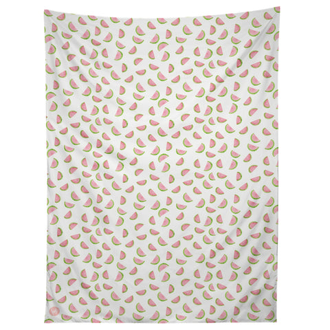 Wonder Forest Watercolor Watermelons Tapestry