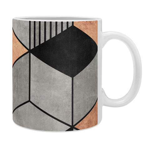 Zoltan Ratko Concrete and Copper Cubes 2 Coffee Mug