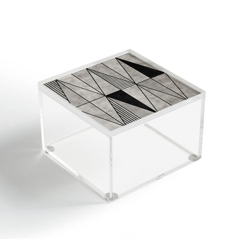 Zoltan Ratko Concrete Triangles Acrylic Box
