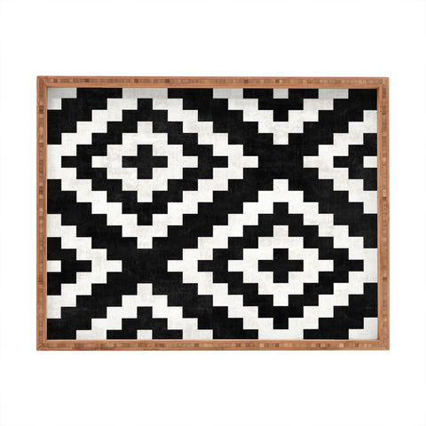 Zoltan Ratko Urban Tribal Pattern No17 Aztec Rectangular Tray