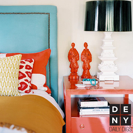 Cool Blue and Tangerine | Daily Digs