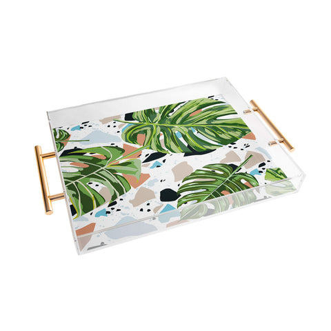 83 Oranges And I Find Missing Pieces Acrylic Tray