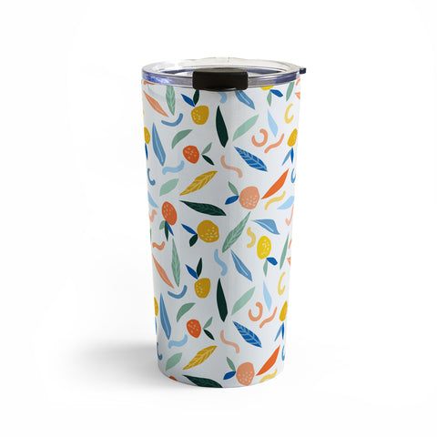 83 Oranges Art Is To Give Life A Shape Travel Mug