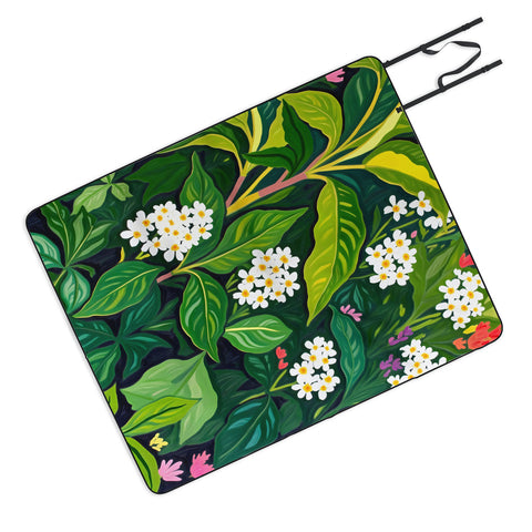 83 Oranges Beneath The Jungle Canopy Picnic Blanket