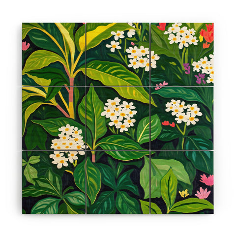 83 Oranges Beneath The Jungle Canopy Wood Wall Mural