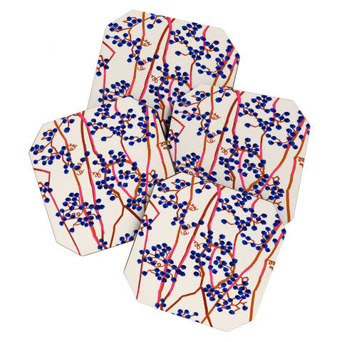 83 Oranges Berry Summer Coaster Set