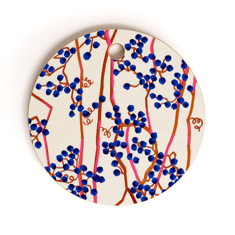 83 Oranges Berry Summer Cutting Board Round