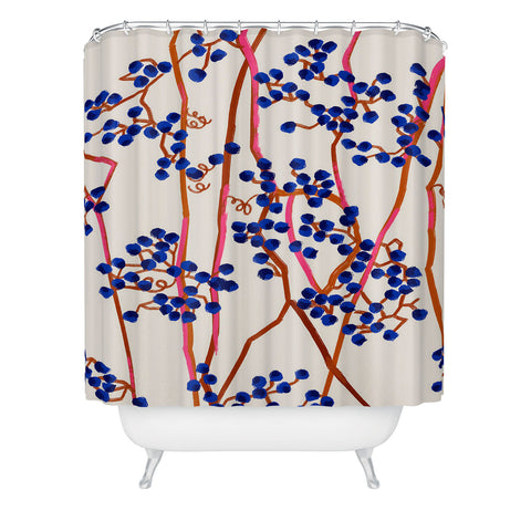 83 Oranges Berry Summer Shower Curtain