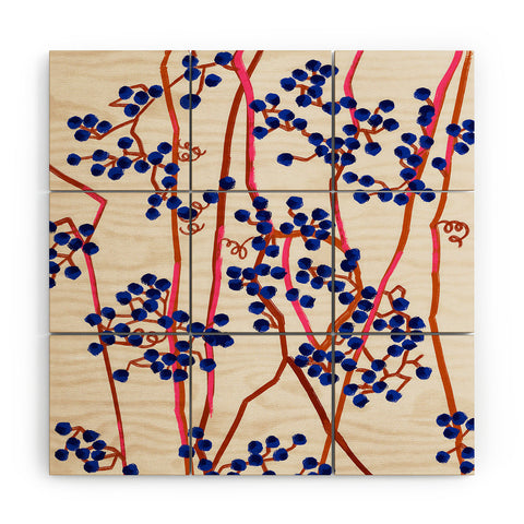 83 Oranges Berry Summer Wood Wall Mural