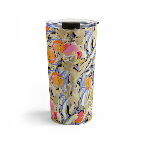 83 Oranges Blooms in The Butter Forest Travel Mug