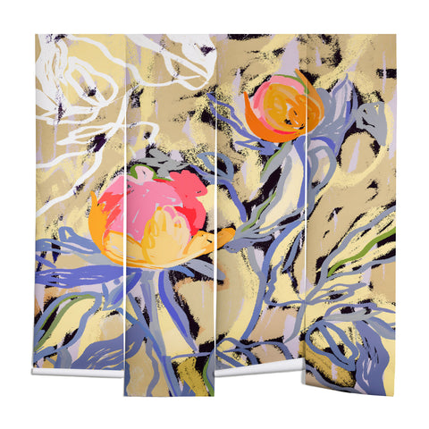 83 Oranges Blooms in The Butter Forest Wall Mural