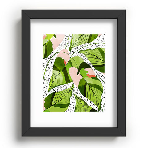 83 Oranges Blushing Leaves Recessed Framing Rectangle