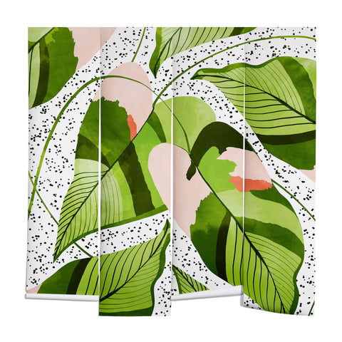 83 Oranges Blushing Leaves Wall Mural