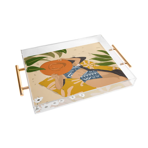 83 Oranges Bring Your Own Sunshine Acrylic Tray