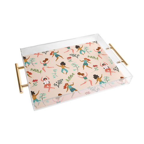 83 Oranges Central Park Zumba Acrylic Tray