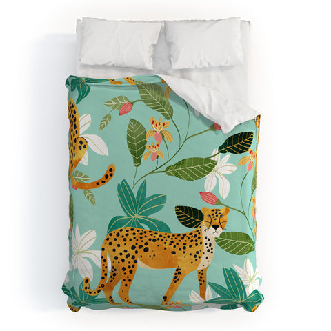 83 Oranges Cheetah Jungle Duvet Cover