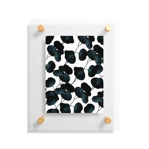 83 Oranges Dark Leaves Floating Acrylic Print